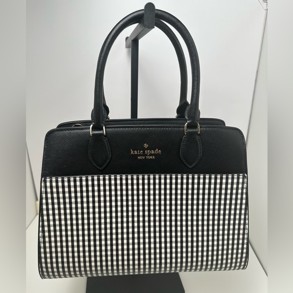 kate spade Handbags - Kate Spade/New York /Madison/ Jazzy Gingham/ Black & White/Satchel/Crossbody